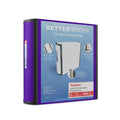 Staples Better 3-Inch Slant D 3-Ring View Binder Purple (20246) 895621