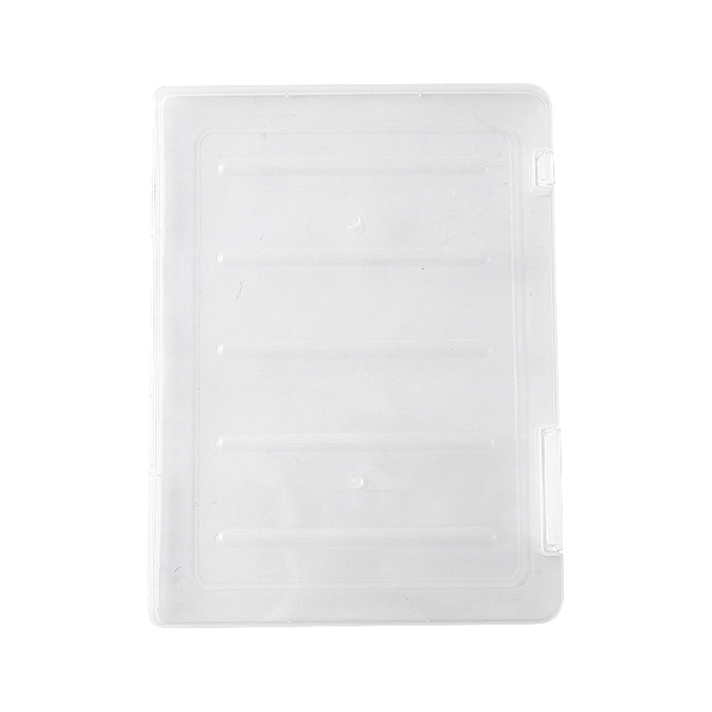 TERGAYEE Portable Project Case,Plastic File Storage Cases,Transparent File Slim Cases Plastic Storage File Boxes,Organizer Box Plastic with