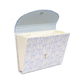 U Brands 13 Pocket Expandable File, 13 x 9.2 x 1.4 in.,Charming Coquette Blue BowsFile Organizer. Freestanding