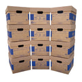 Office Moving Storage Boxes (12 Pk) Miracle File Moving Boxes 15x12x10