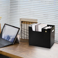 File Organizer Box with Handle, Cardboard Storage File Box for Letter Size Hanging Folder Filing Boxes Portable Deskt...