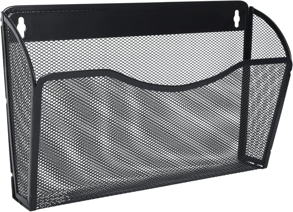 Wall Mount File Organizer,File Holder for Home and Office, Casewin Single Pocket Hanging File Holder for Folders, Documents, Letters, and Ma