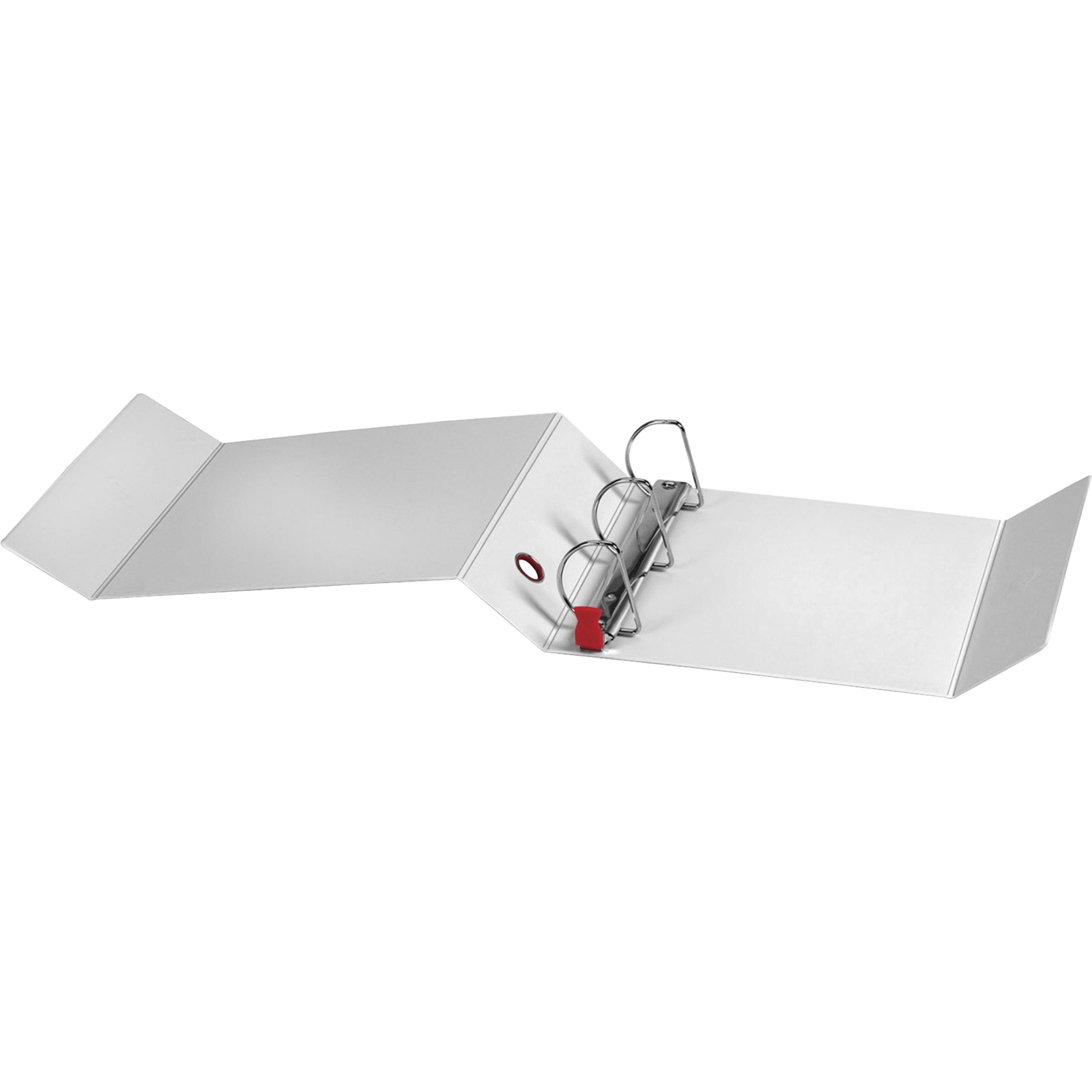 FreeStand Easy Open Locking Slant-D Ring Binder, 3" Cap, 11 x 8 1/2, White - Image 4