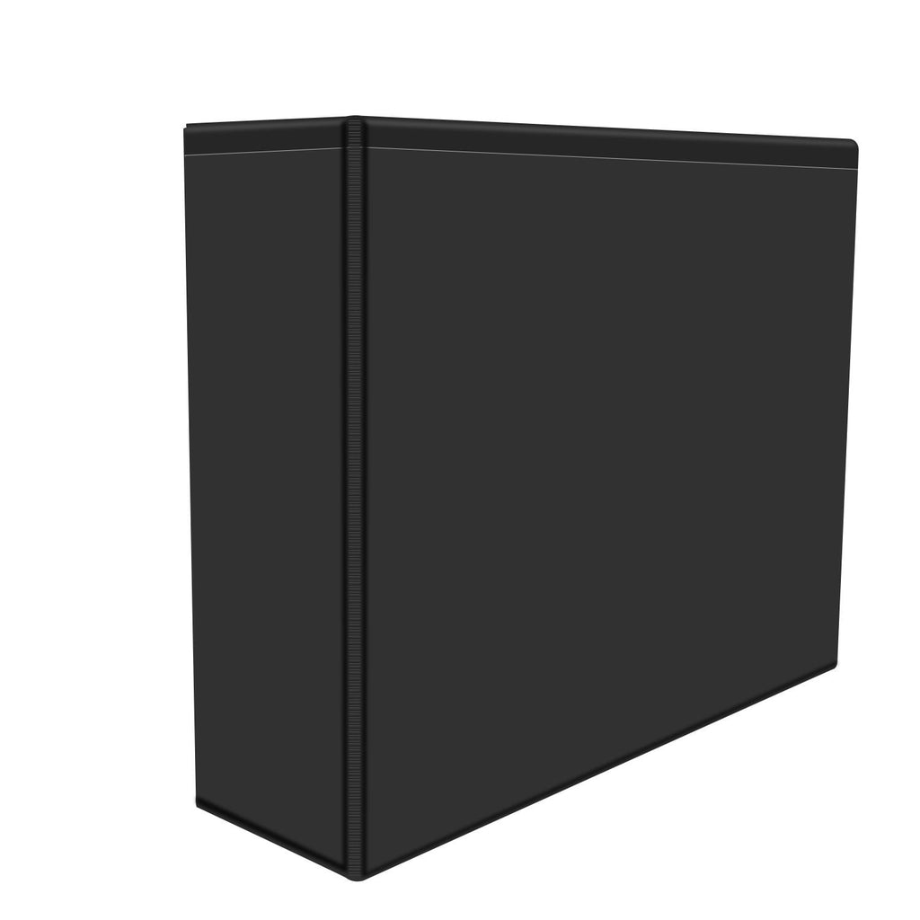 Pen+Gear 3-inch Durable View Binder, Black, 4 Pack - Image 4