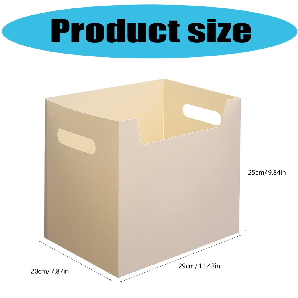 Jesscasday Desktop File Organizers File Holder Box Large Capacity File Storage Solution File Box File Holder Stand for Office Home - Image 5