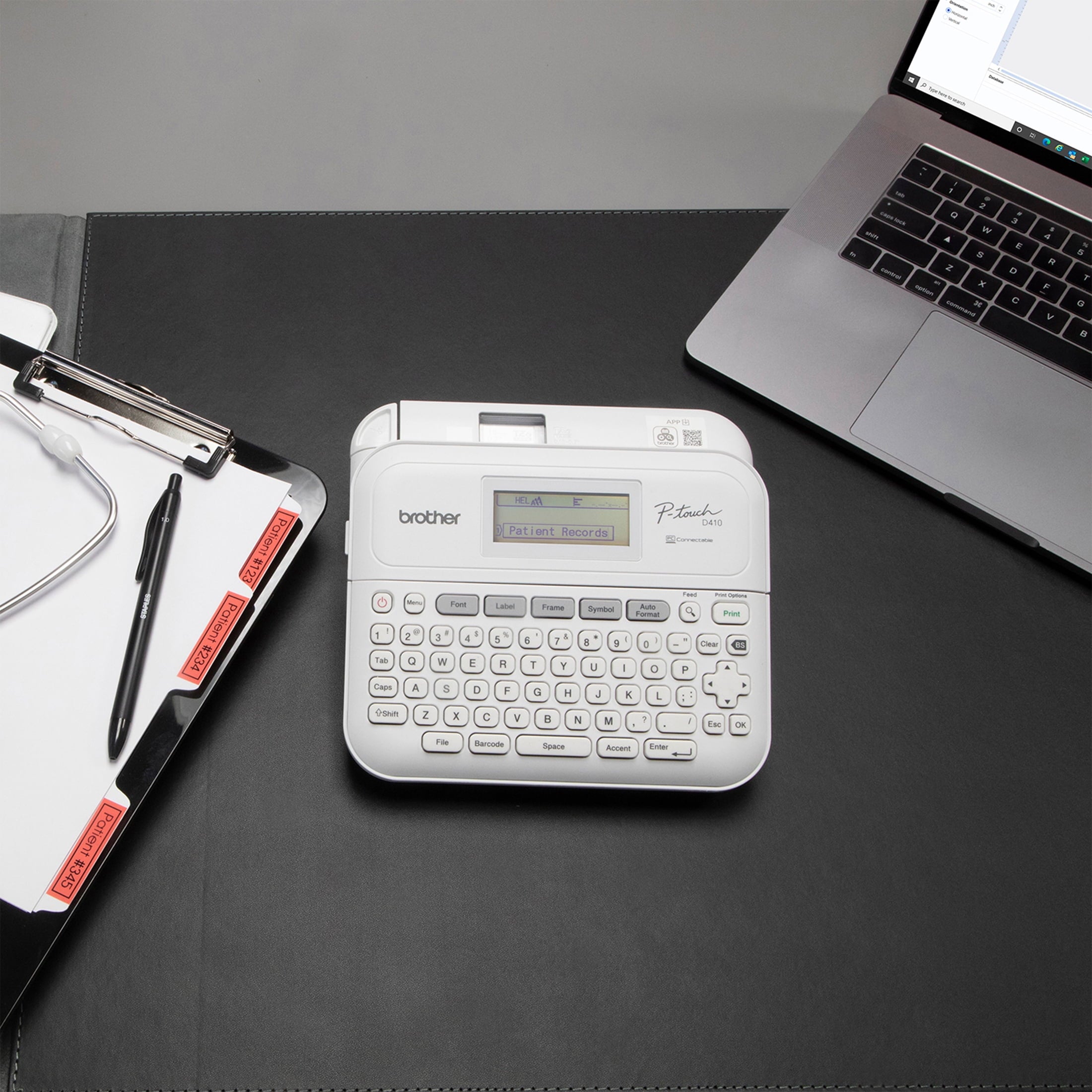 Brother P-touch Home / Office Advanced Connected Label Maker PT-D410 - Image 5