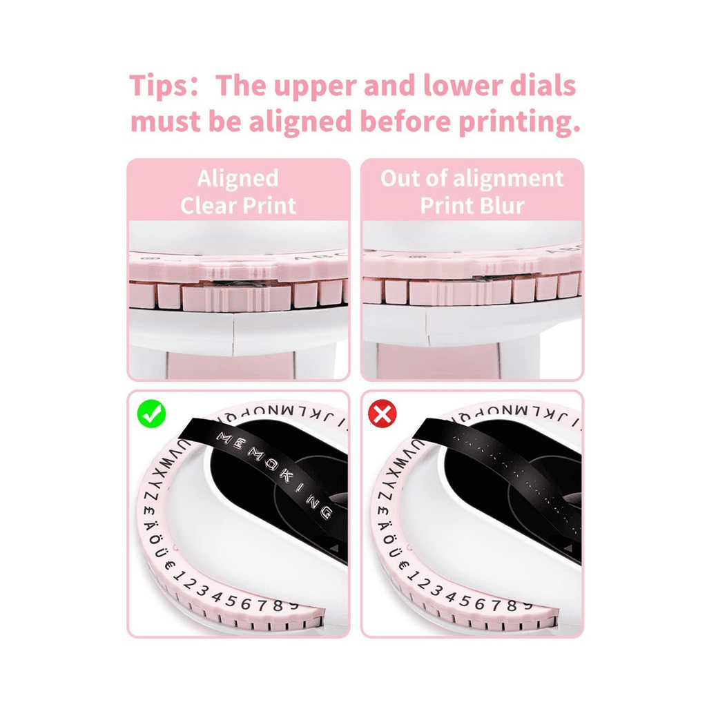 Embossing Label Maker 3D Embossing Label Printer Machine with 6 Rolls Emboss Tapes, Handheld Embosser, Green - Image 4