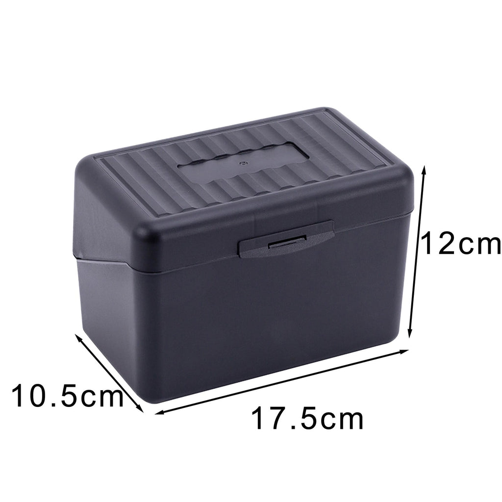 （storage box）4"x6" Index Card Holder, Index Card Box Organizer Storage for Home Recipes Flashcards Address Office - Image 3