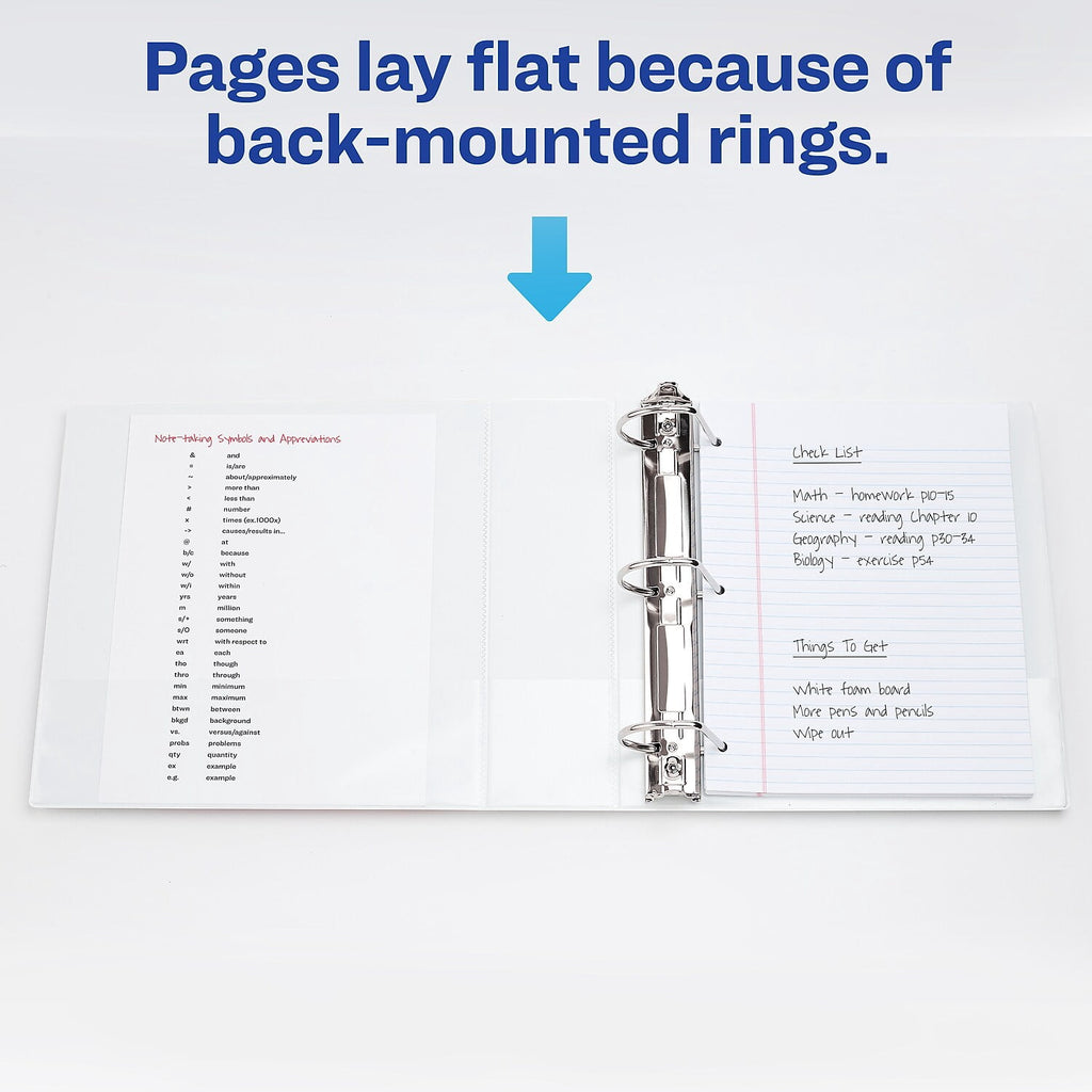 Heavy Duty 4 3-Ring View Binders - Image 2