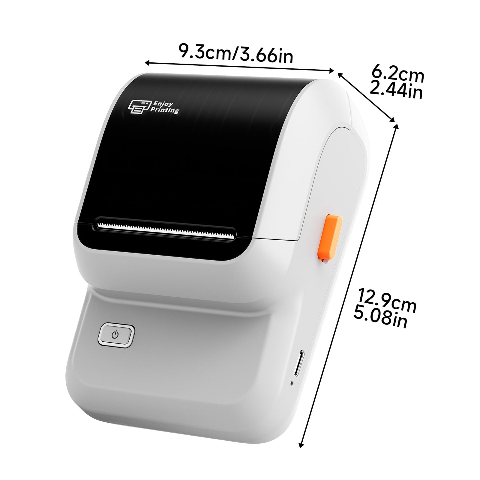 Label Maker with 100 Labels,Thermal Bluetooth Label Printer,No Ink 2 inch Barcode Printer with App Control, for Small... - Image 2