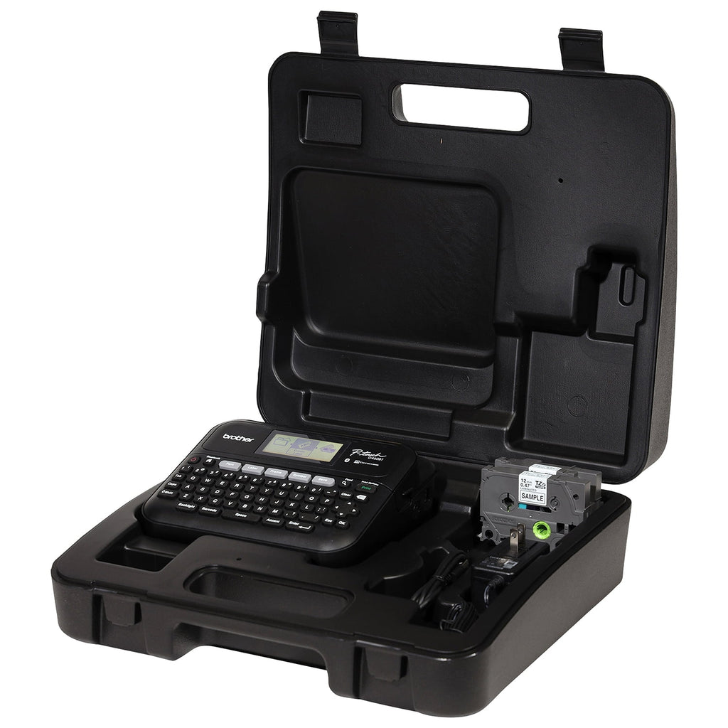 Business Expert Cected Label Maker with Bluetooth Cectivity, includes Carry case and 4m Black Print on Clear Sample L... - Image 2