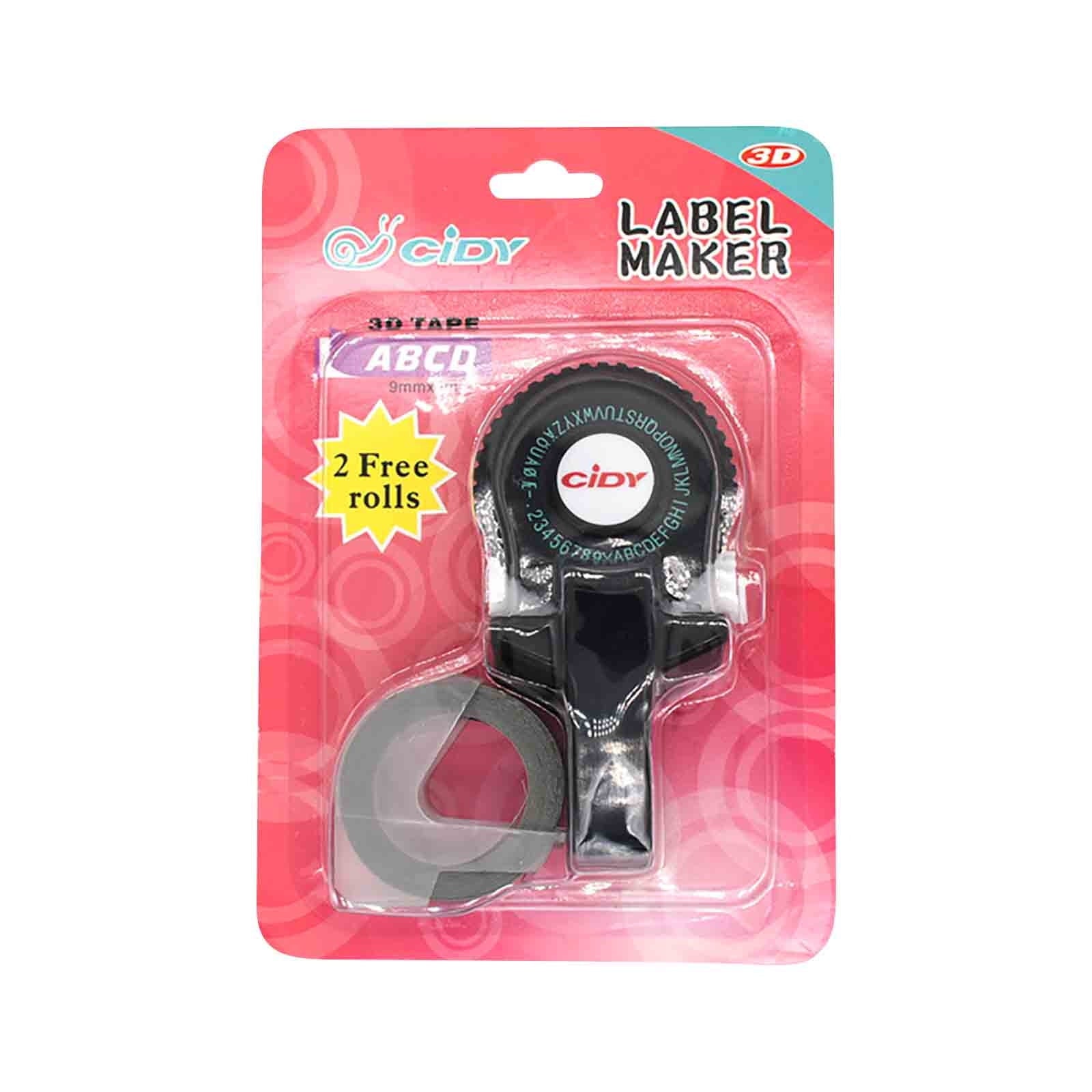 Embossing Label Maker Machine with Tapes, Omega S Vintage 3D Embosser, Old School Handheld Label Printer, Portable Re... - Image 2