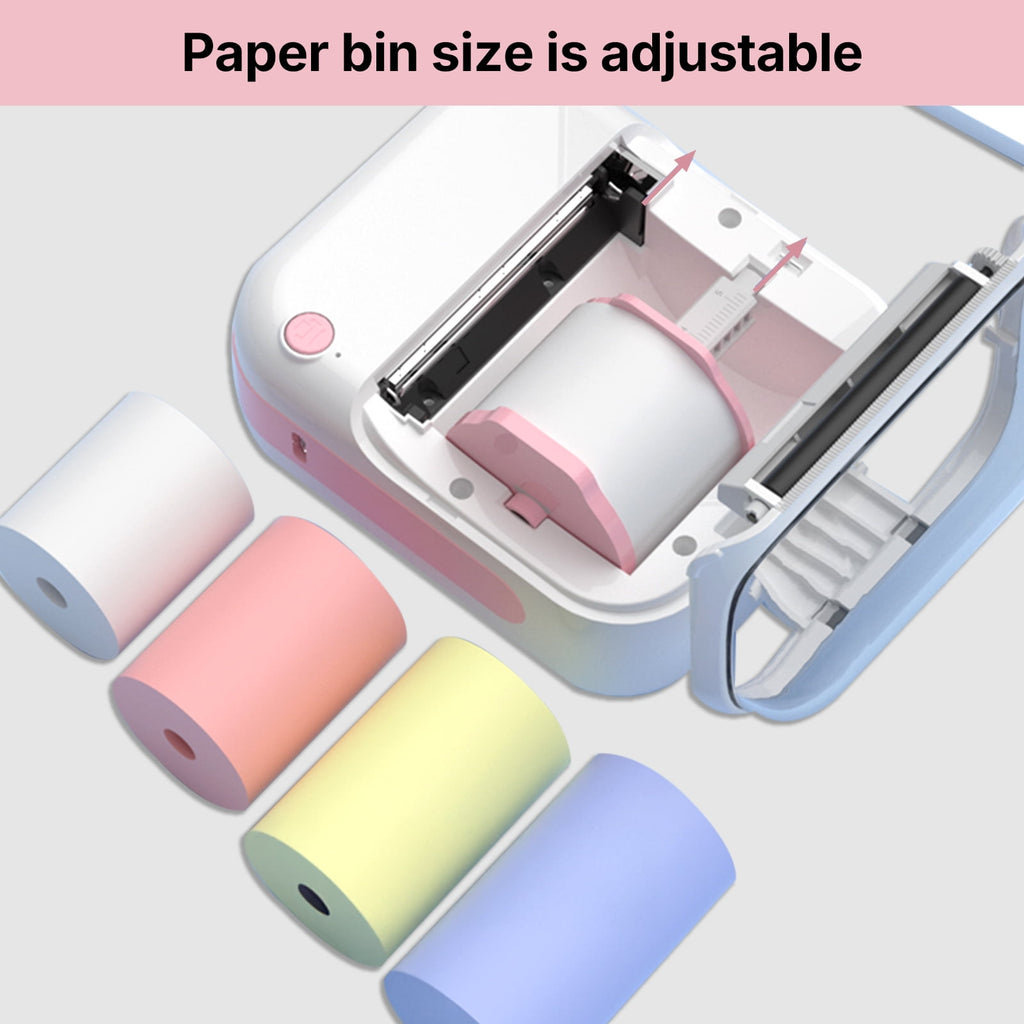 Label Maker Machine with Tape - Thermal Label Printer Bluetooth Label Maker, Mini Sticker Printer for Home, Kitchen, ... - Image 5