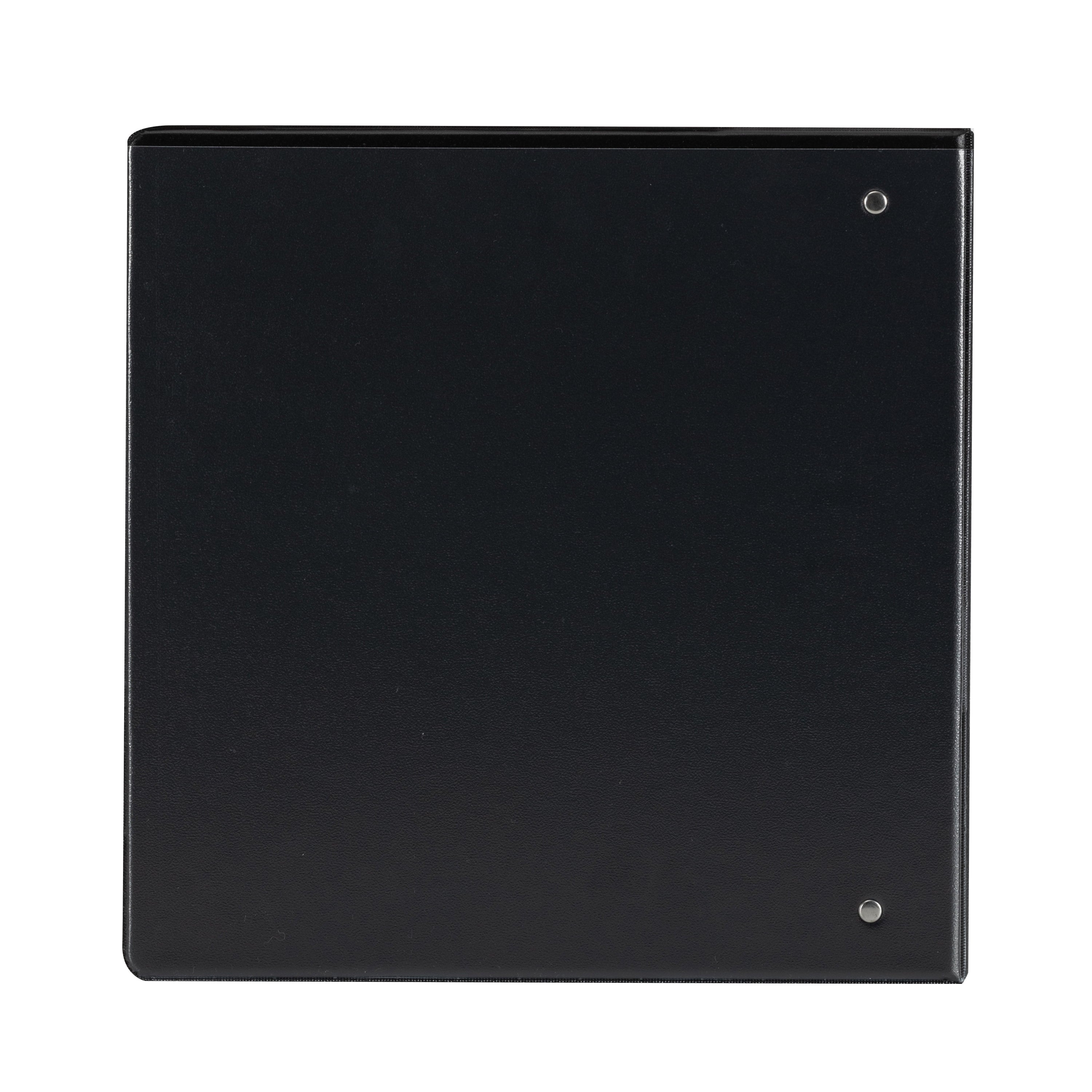 Pen+Gear 3-Ring Durable View Binder, 2" D-Rings, Black,1 Count - Image 5
