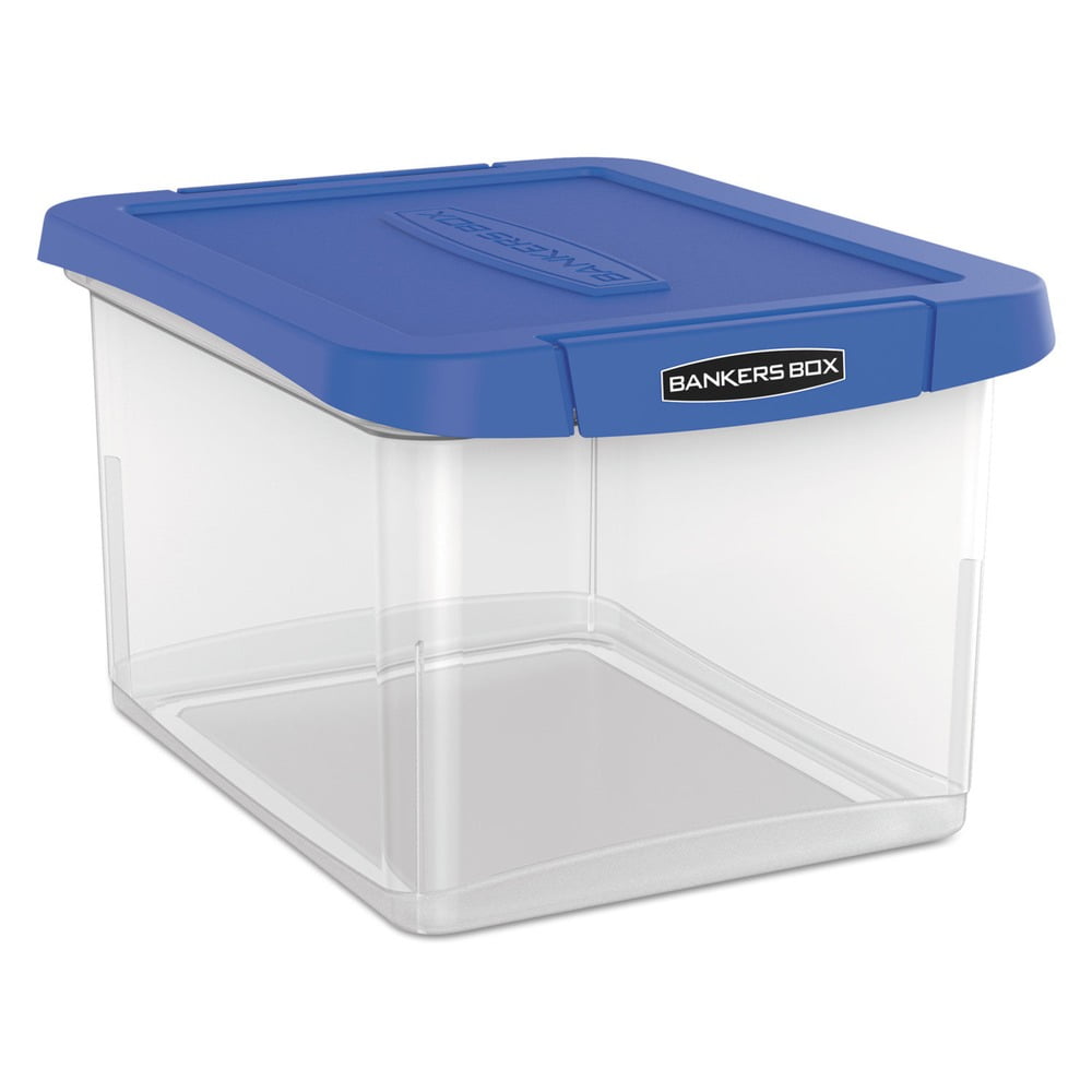 Fellowes Heavy Duty, Water Proof, Durable, Reinforced Corner, Comfortable Handle, Built-in Rail, Portable File Box - Image 3