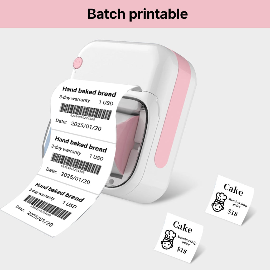 Label Maker Machine with Tape - Thermal Label Printer Bluetooth Label Maker, Mini Sticker Printer for Home, Kitchen, ... - Image 6