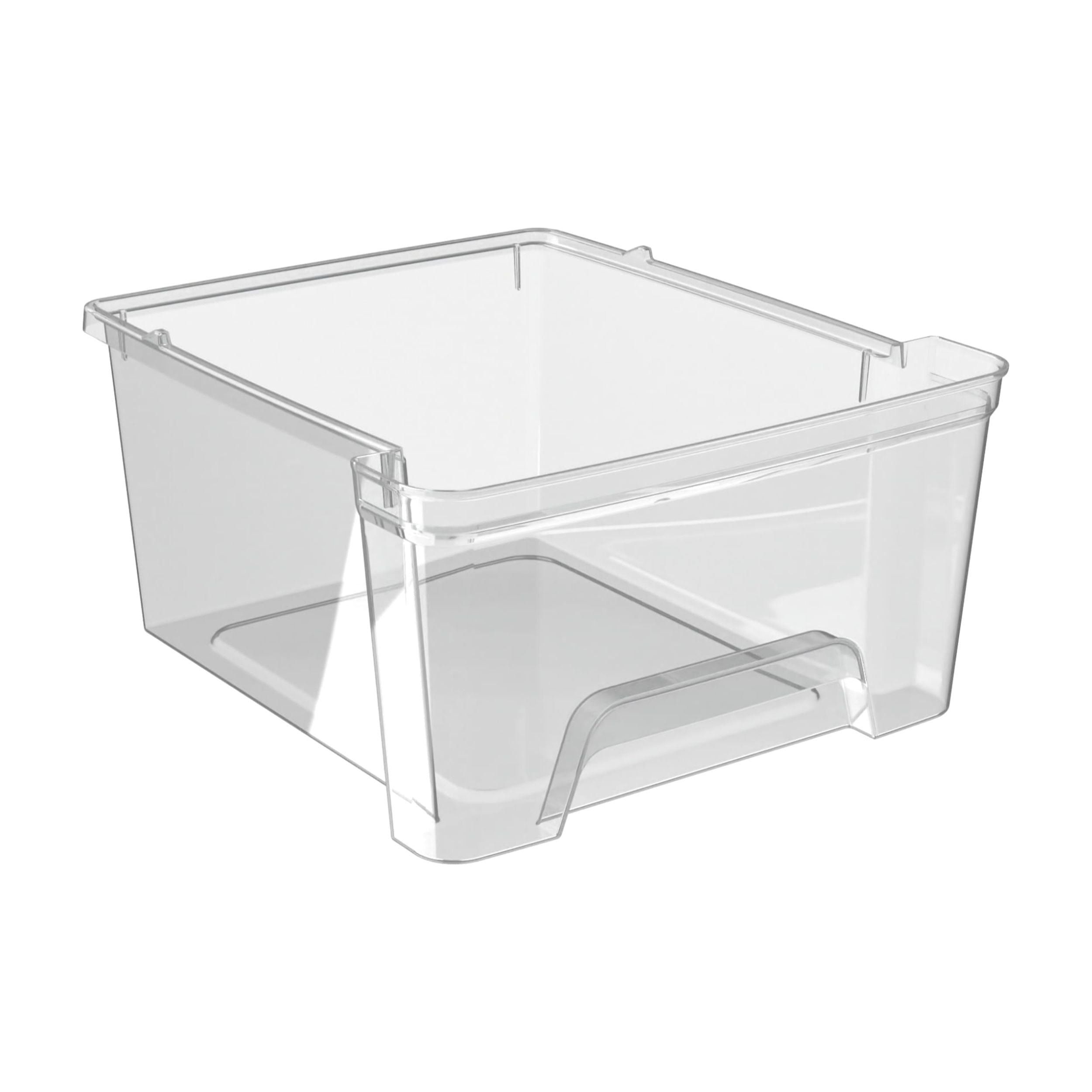 Knock Down Medium Storage Cart with Drawers, Silver Plastic - Image 6