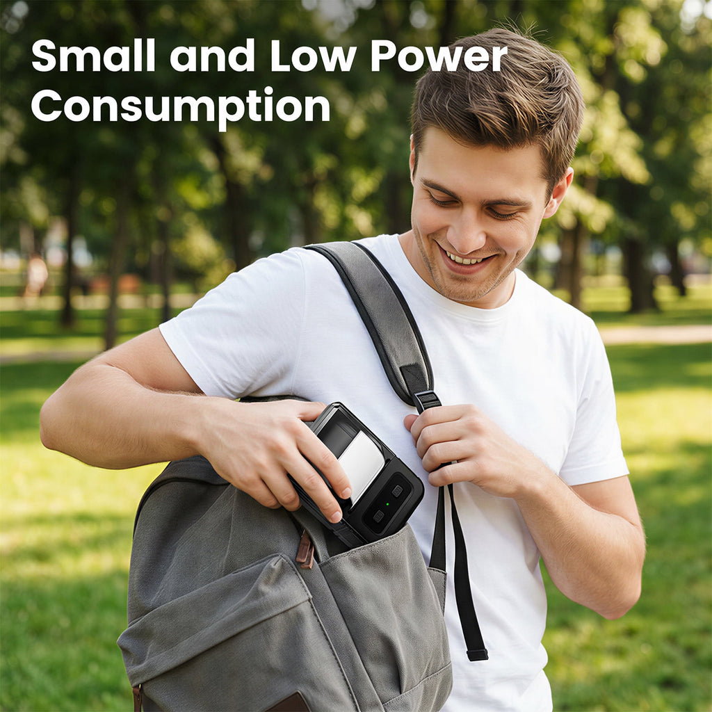 Thermal Label Maker with 100 Labels - Portable Bluetooth Address Label Printer for Small Business, Barcode & Retail, ... - Image 3