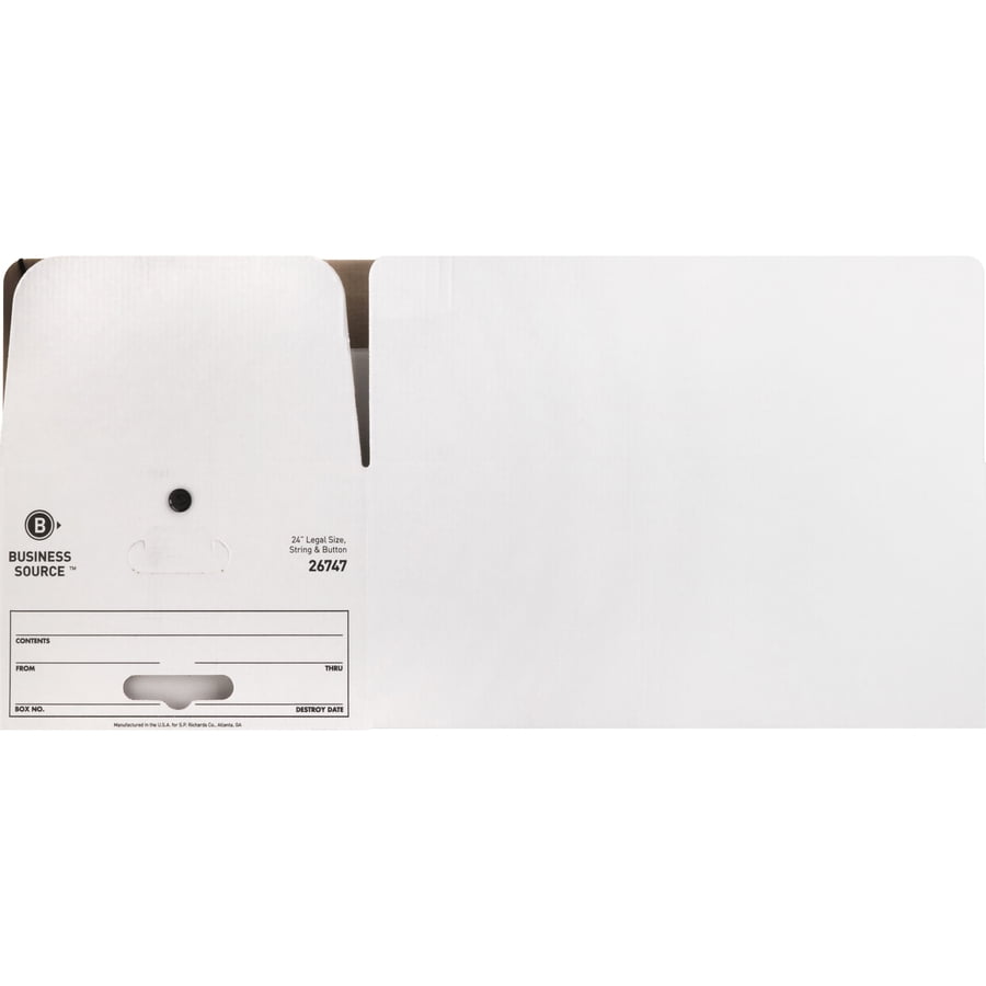 Medium Duty Legal Size Storage Box - Internal Dimensions: 15" Width X 24" Depth X 10" Height - External Dimensions: 1... - Image 5