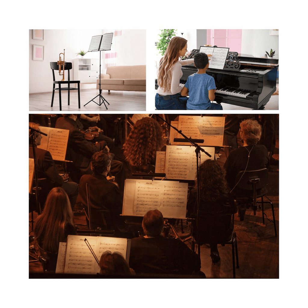 60 Pages, Binder/Holder,Fits Letter Size A4, Writable & Detachable Choir (Black) - Image 2