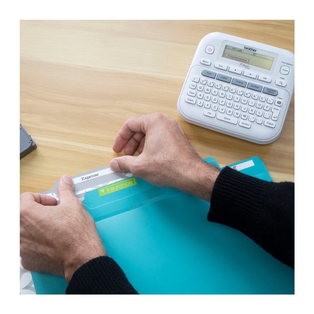 P-Touch Portable Label Maker with Laminated Tape and Storage Case - Image 5