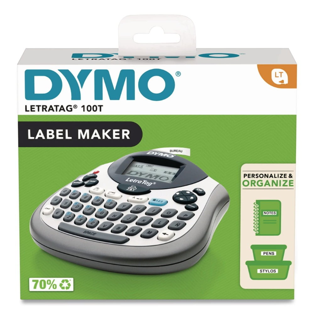 2174540 LetraTag 100T 2 Line 6.7 in. x 2.8 in. x 5.7 in. Label Maker - Image 2