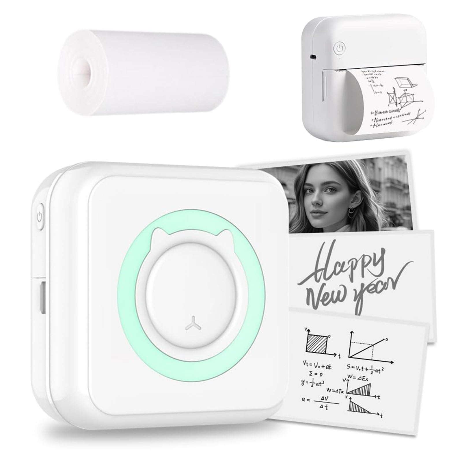 2026 Portable Mini Thermal Label Maker Machine Wireless Inkless Pocket Sticker Upgrade Compact Design - Image 2