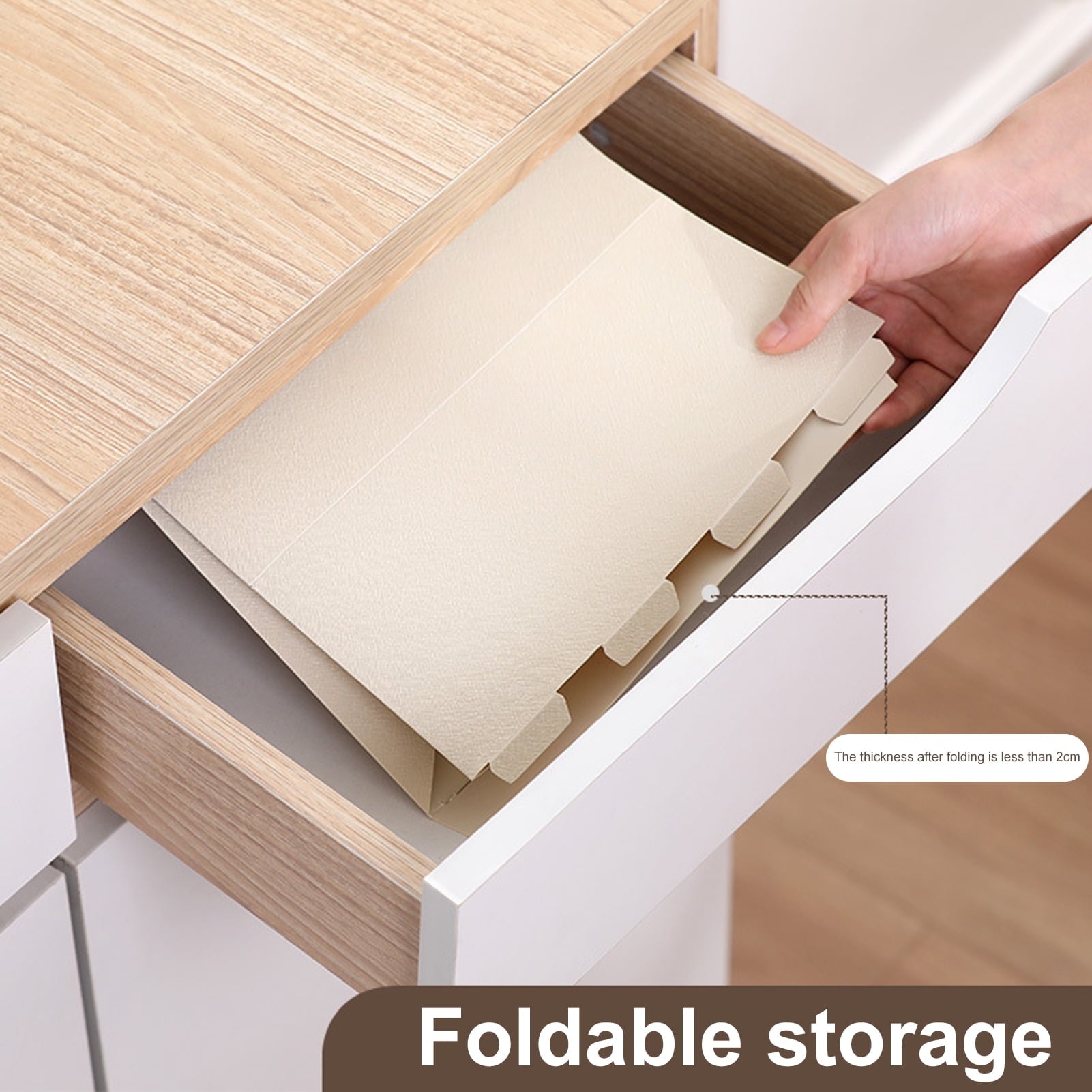 Document Storage Box Folding Large Capacity File Storage Vertical Desk Office Desktop Sundries Organizer for School,B... - Image 4