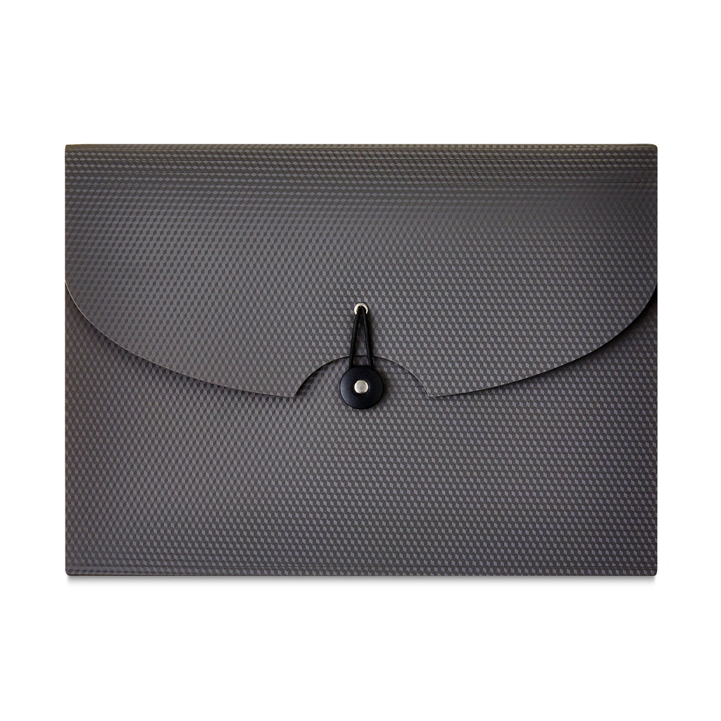 13-Pocket Expanding File Folder, Textured Gray - Image 2