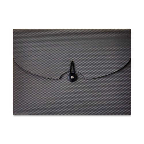13-Pocket Expanding File Folder, Textured Gray - Image 2