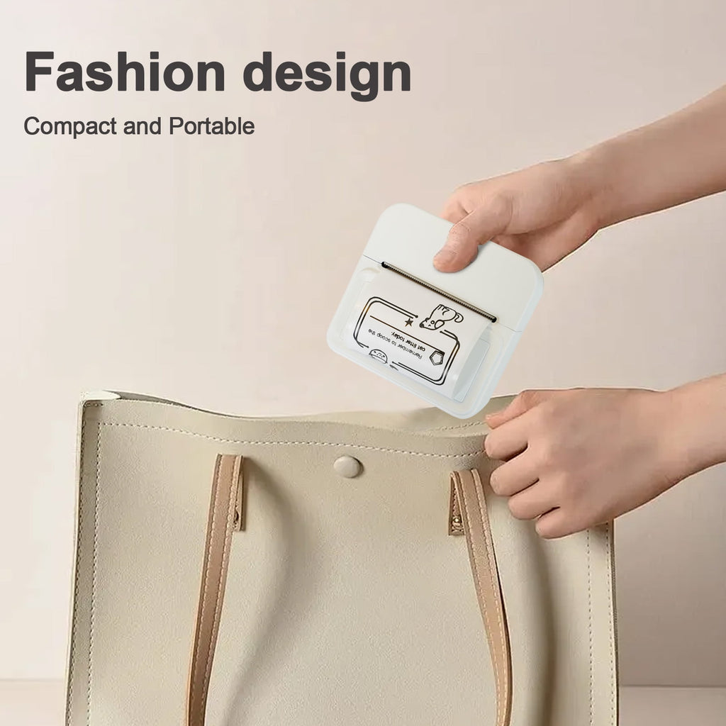 Label Maker Machine with Tape, Bluetooth Thermal Label Printer, Mini Sticker Maker , Free Cut Small Printer for for H... - Image 5