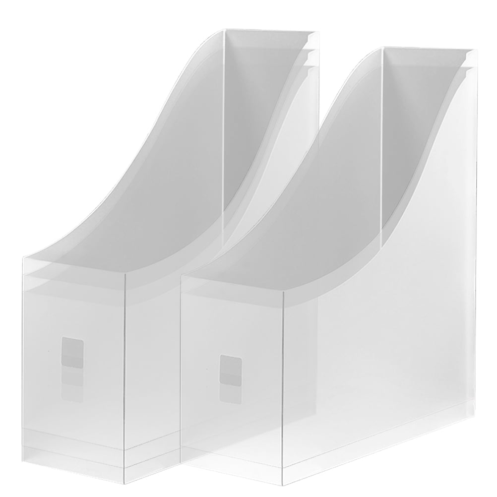 OUNONA  5 Pcs Magazine File Holder Vertical Folder Storage Box Office - Image 3