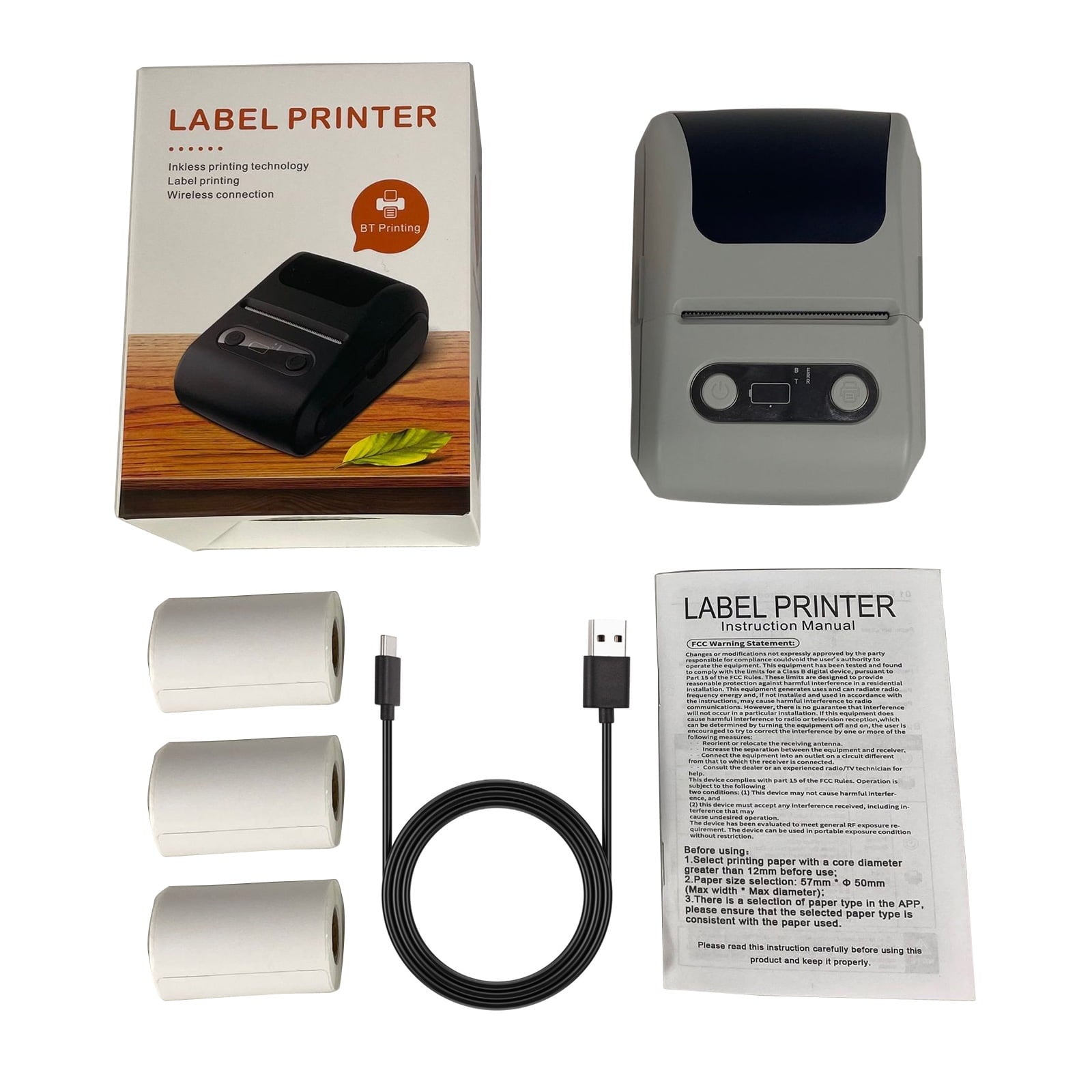 Wireless Portable Label Maker Machine With Fast Thermals Printing For Office Inventory Kitchen Storage And Baby Items - Image 5