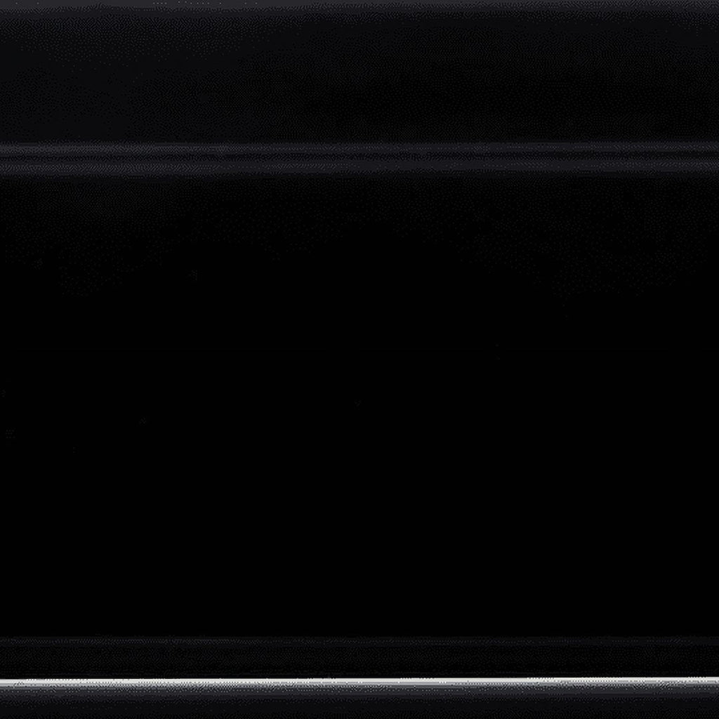 Plastic Letter Tray, 1-Compartment Paper Sorter, Black, 7-Pack - Image 2