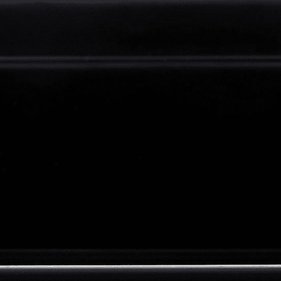 Plastic Letter Tray, 1-Compartment Paper Sorter, Black, 7-Pack - Image 2