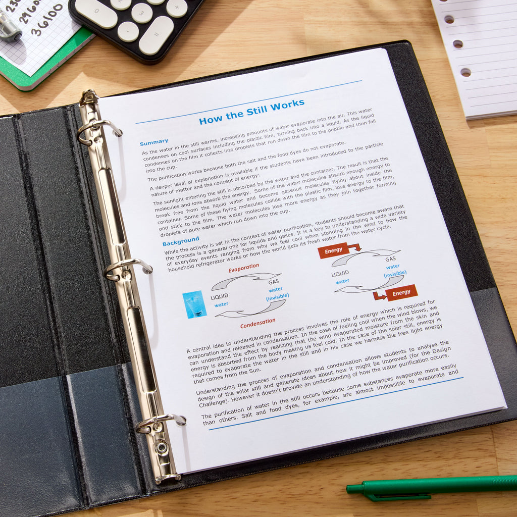 Durable View 1-inch D-Ring Binder, Black - Image 3