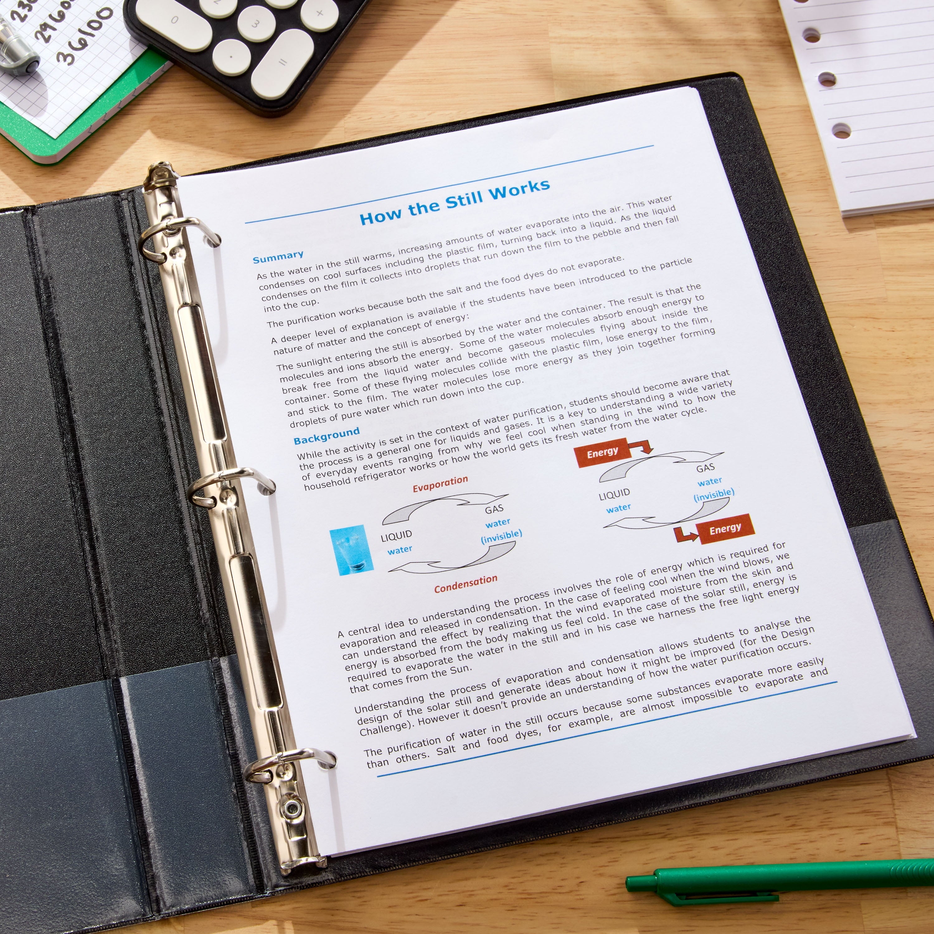Durable View 1-inch D-Ring Binder, Black - Image 3