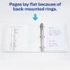 Heavy Duty View Binder, 2", White, Slant Ring, One-Touch, 530 Sheet Capacity, 1 Binder - Image 5