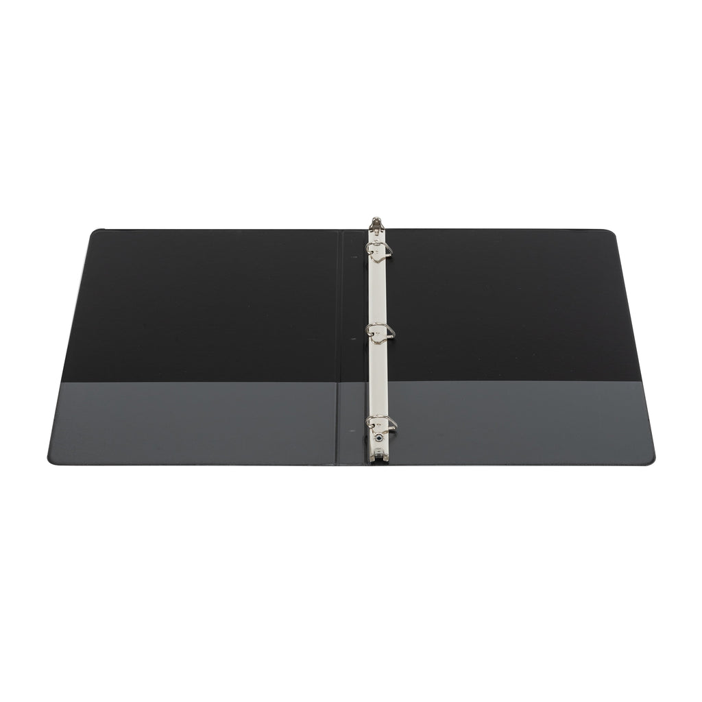 Pen Gear Durable View Binder, 1/2‑Inch D‑Ring, Black, 1‑Pack, 120‑Sheet Capacity - Image 2