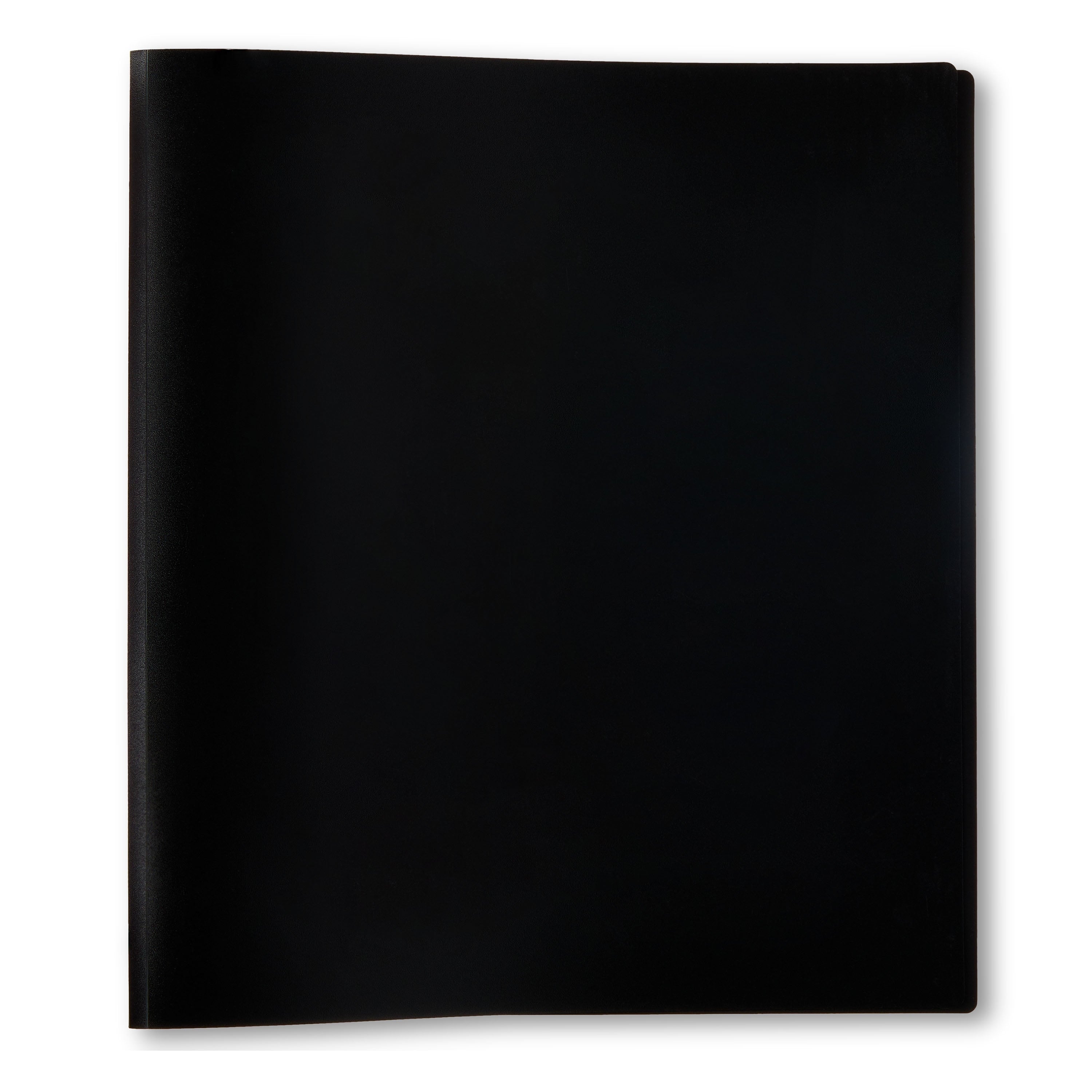 Poly Standard 1" Round-Ring Binder, Black - Image 3