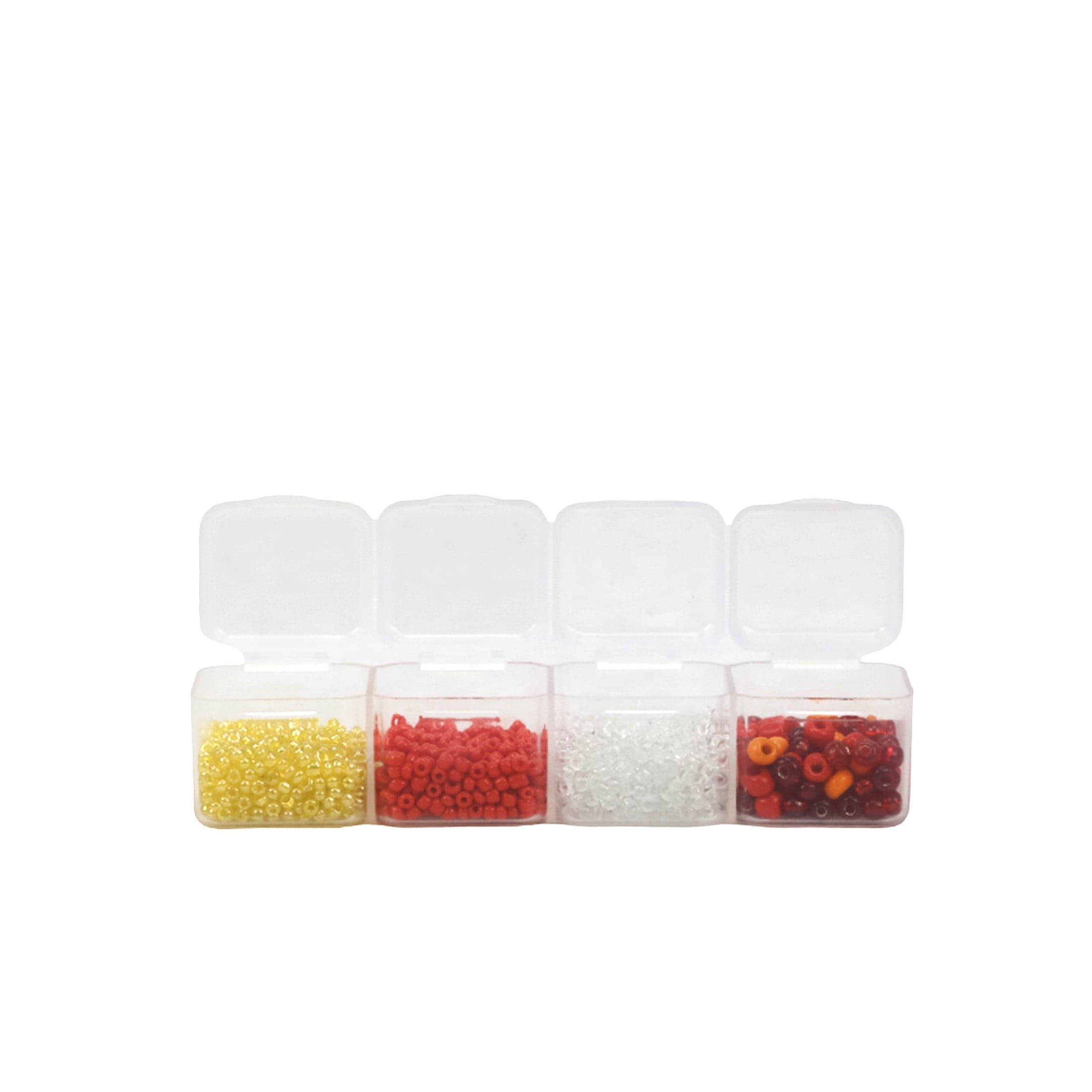 Everything Mary Craft Organizer with 16 Stackable Clear Jars – Bead & Craft Storage Container for DIY Projects - Image 4