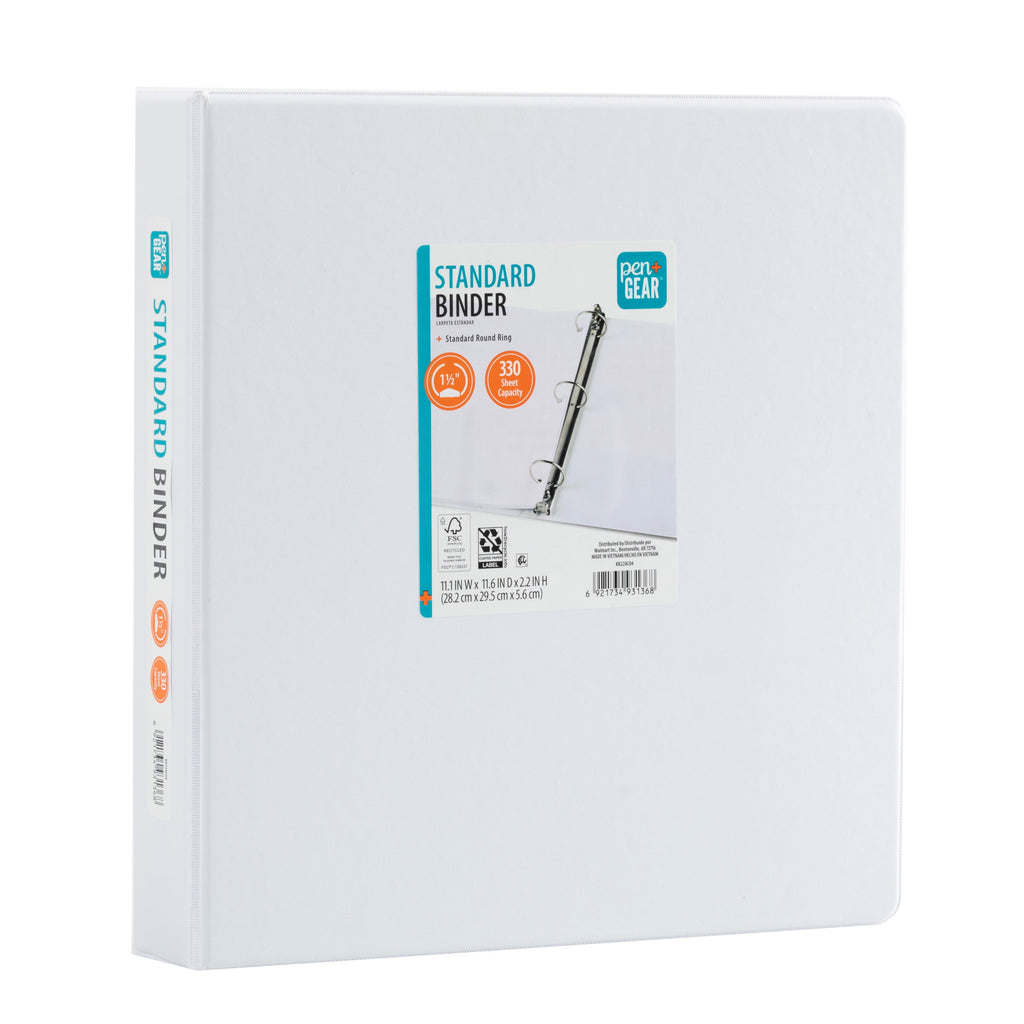 (2 pack) O-Ring Economy Binder 1.5 Inch White 1 Count - Image 3
