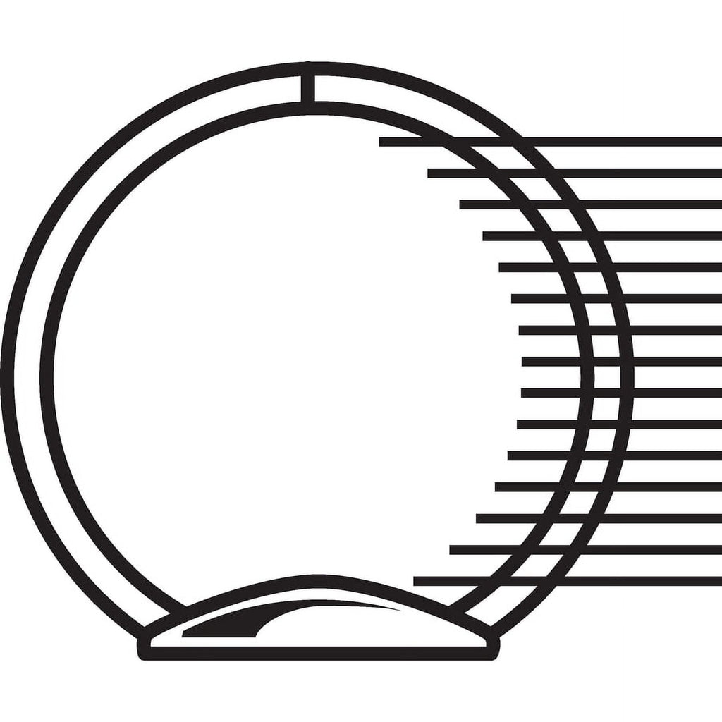 Round Ring View Binder - 1 1/2" Binder Capacity - Letter - 8 1/2" X 11" Sheet Size - 350 Sheet Capacity - Round Ring ... - Image 4