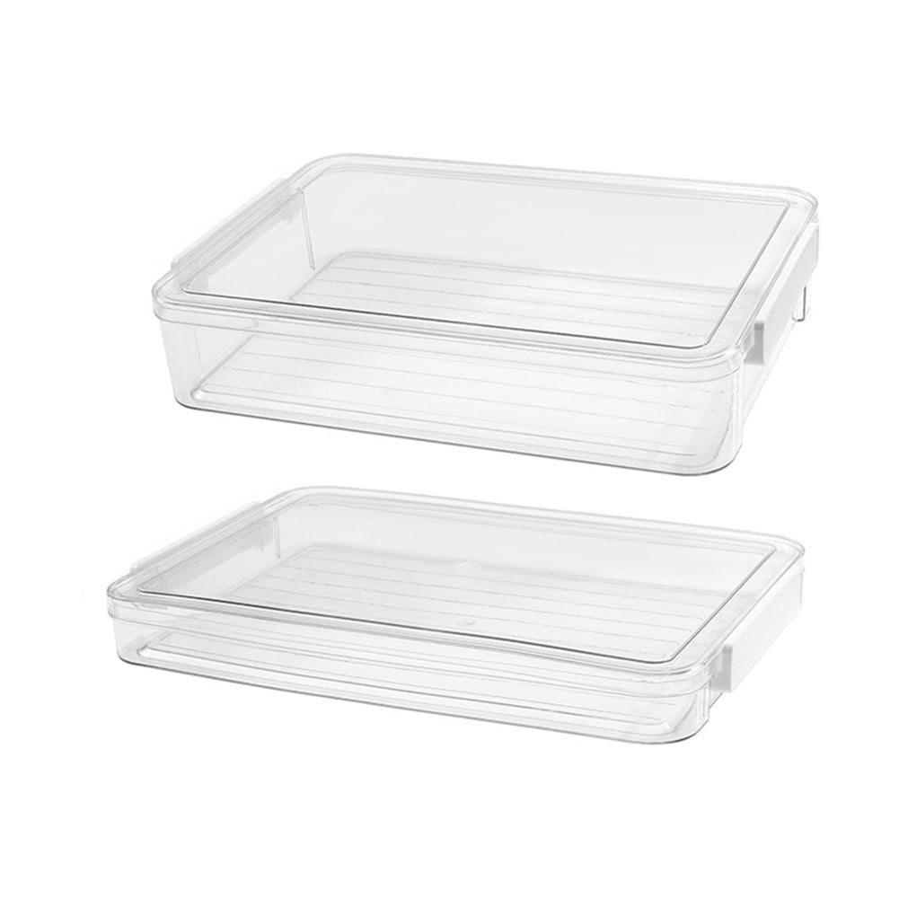 Box Desktop Office Test Paper Printing Paper Box Case Paper File Folder Transparent File Organizer - Image 4