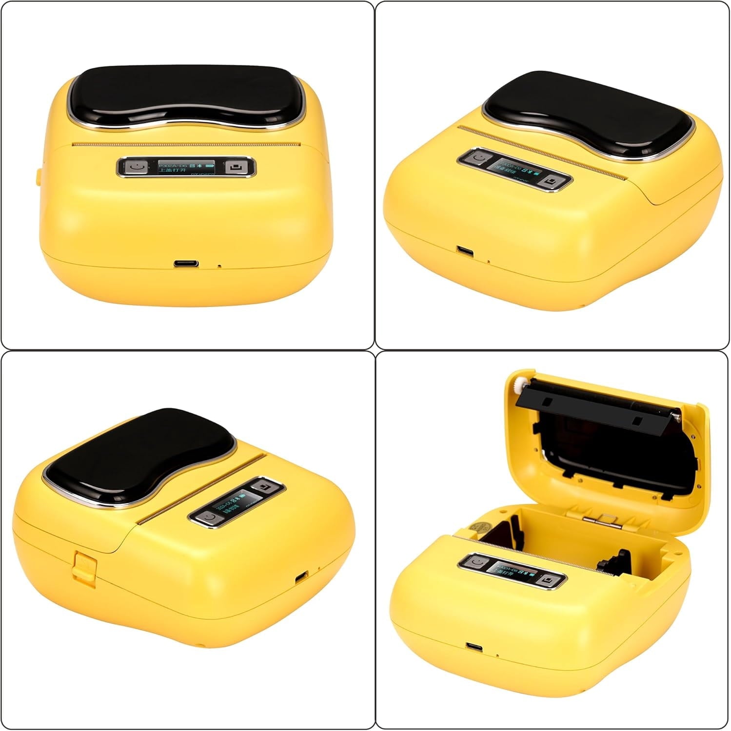 Label Maker, 3 Inch Thermal Printer Support 25-80mm Width Label, Bluetooth Portable Label Maker Machine with Tape wit... - Image 2