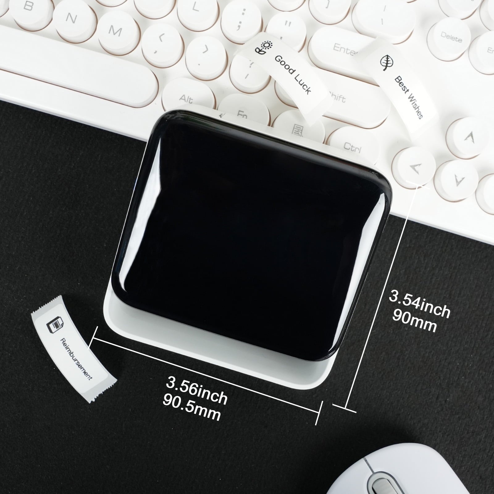 BAOKALER Bluetooth Label Maker Machine with Tape, Inkles Thermal Printer Without Ink and Toner Support for IOS, Android - Image 2