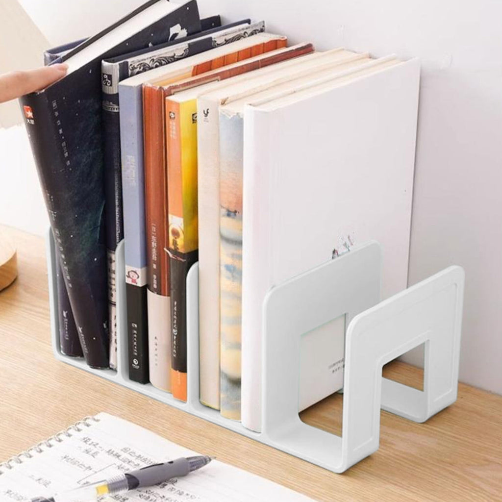 2026 Homework Helper Student Bookends, Desk Study Buddy Book Organizers, Desktop Divider File Storage for Shelves, 4 ... - Image 2