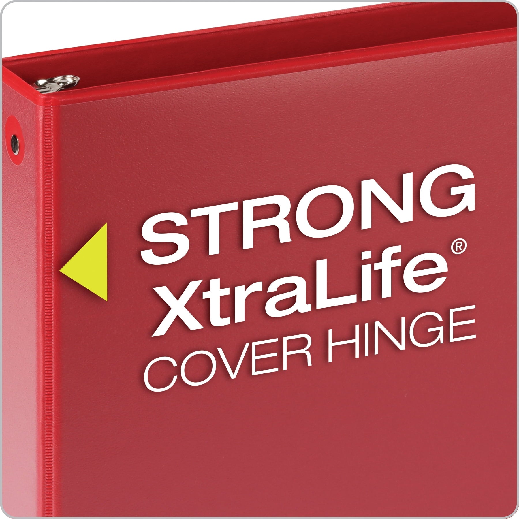 3 Ring Binders, Round Rings, Holds 350 Sheets, ClearVue Presentation View, Non-Stick, Assorted Colors (79550), 1.5 In... - Image 3