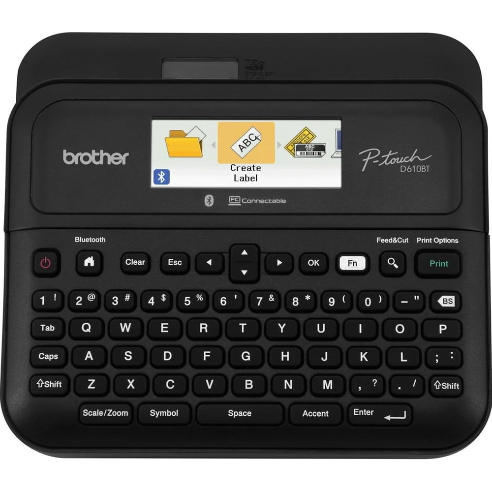 P-touch Business Professional Cected Label Maker PT-D610BT with Bluetooth Cectivity - Image 5