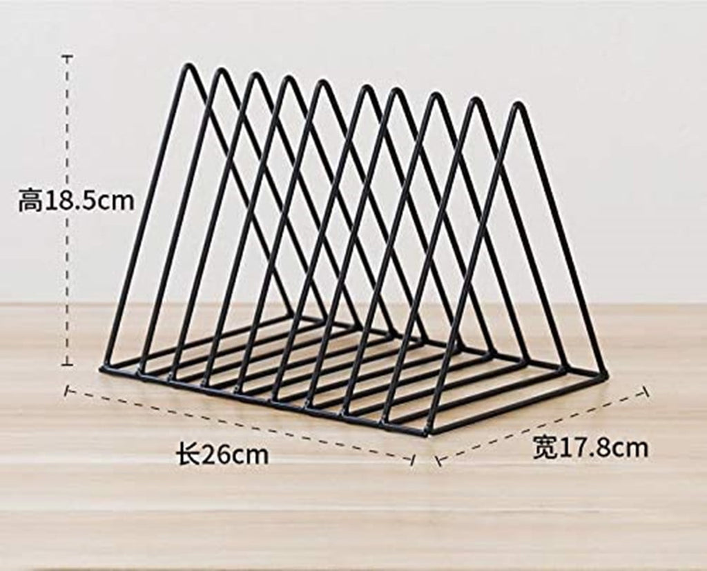 Magazine Rack Desk Organizer, File Holder for Desk | Modern Office Organizer, Triangle Book Holder, Desk Folder Organ... - Image 4